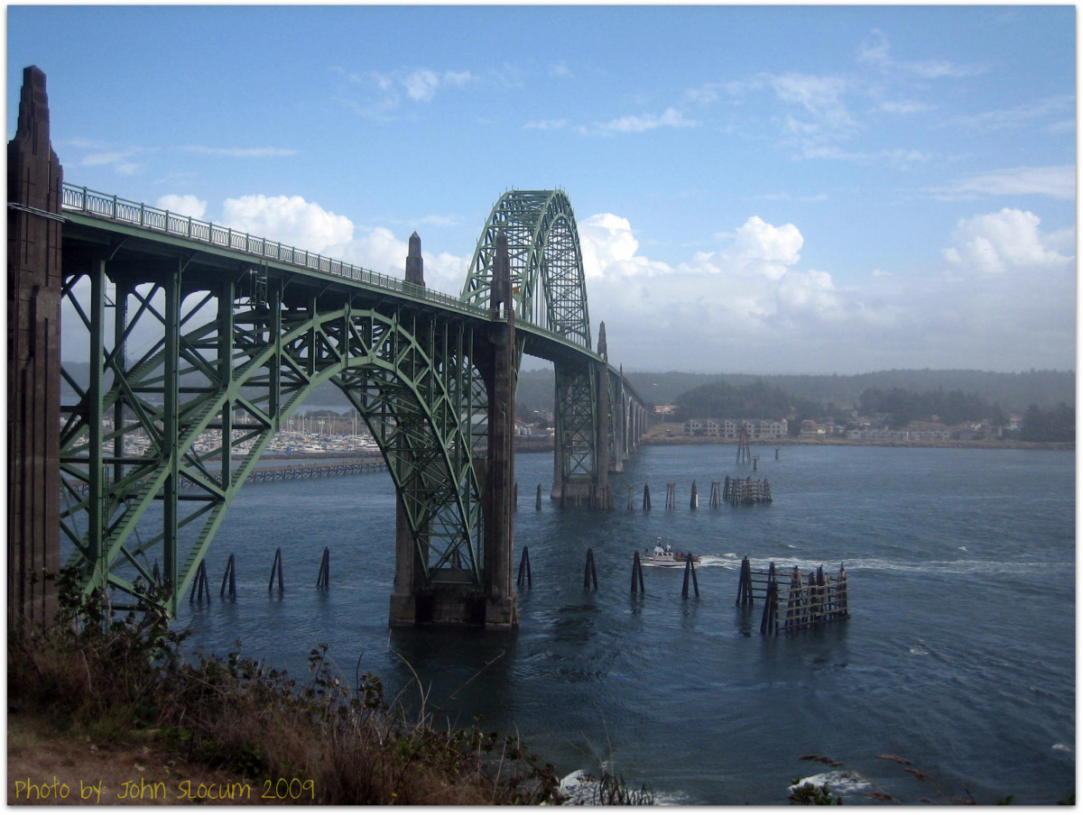 Yaquina Bridge:, Newport Oregon - photo musings of Vancouver Washington by John Slocum of REMAX Vancouver WA