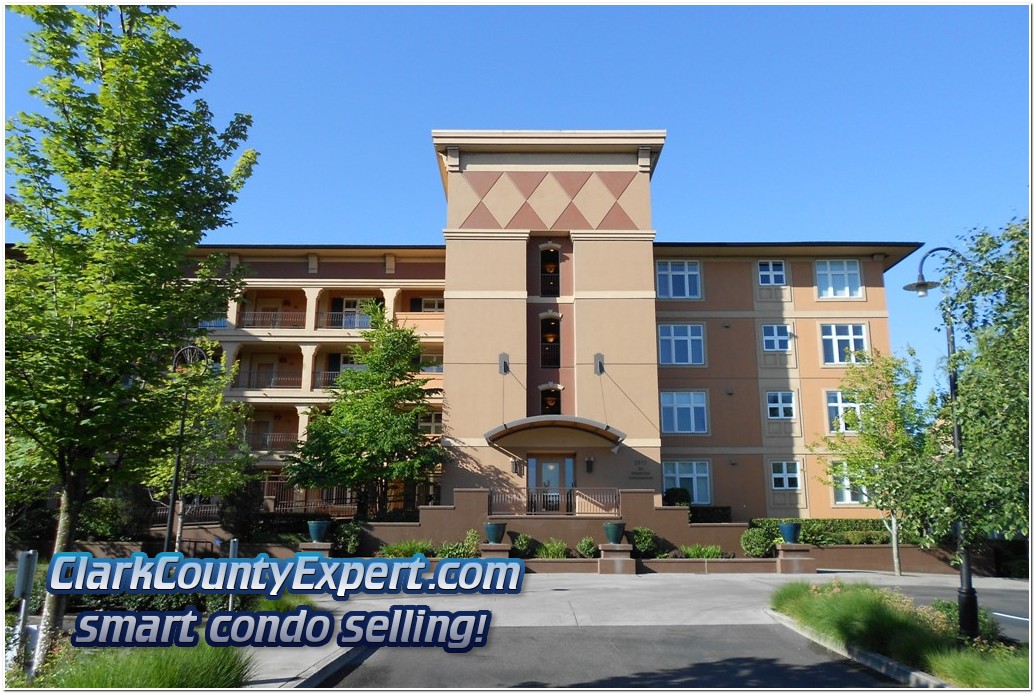 View of Front of Meriwether Condo, Vancouver WA